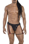 Mens Lace Garter Thongs CandyMan 99803-0