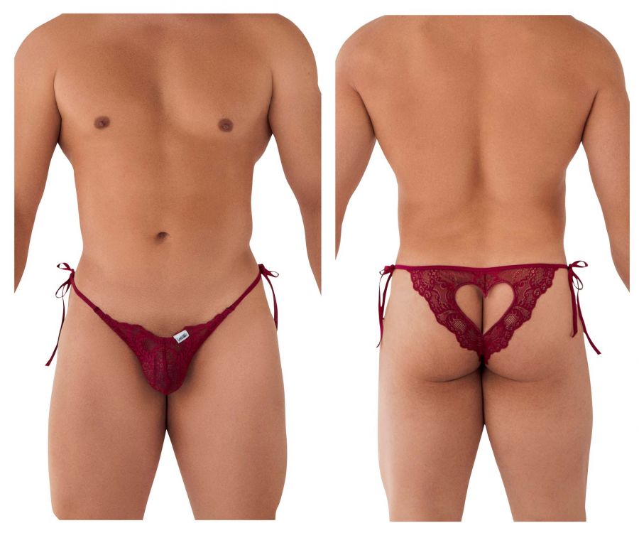 Mens Lace Heart Bikini CandyMan 99579