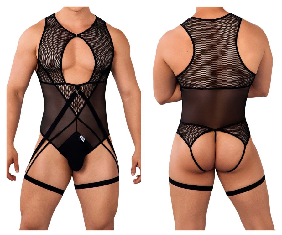Mens Mesh Bodysuit CandyMan 99650