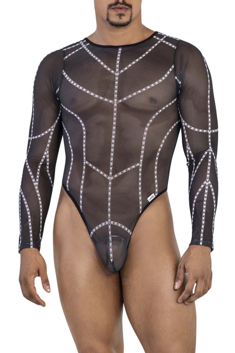 Mens Mesh Bodysuit CandyMan 99816-0