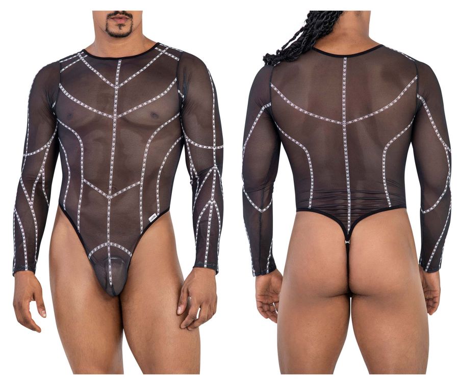 Mens Mesh Bodysuit CandyMan 99816-1