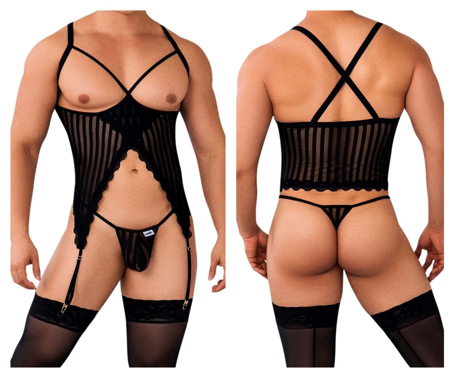 Mens Mesh Two Piece Set CandyMan 99654