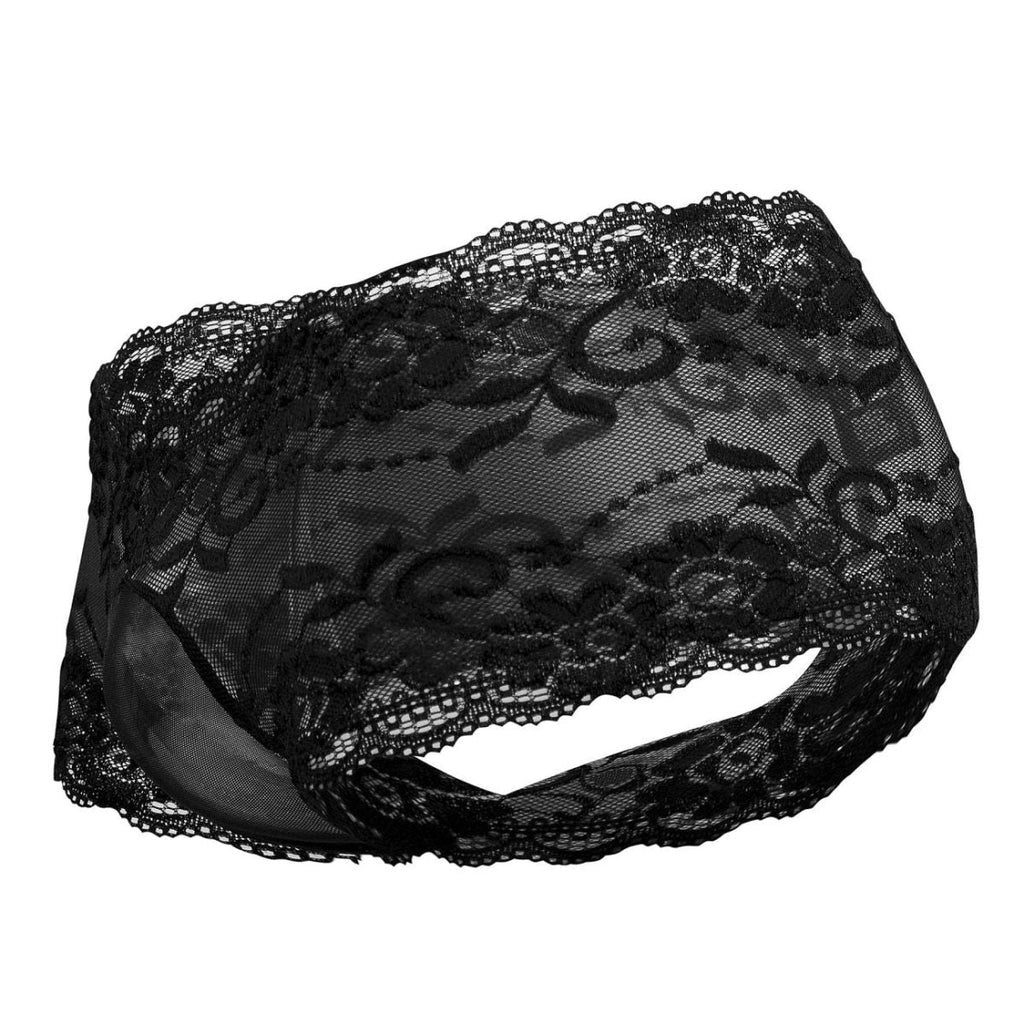 Mens Sassy Lace Mini Short Sheer Pouch Male Power 127-280
