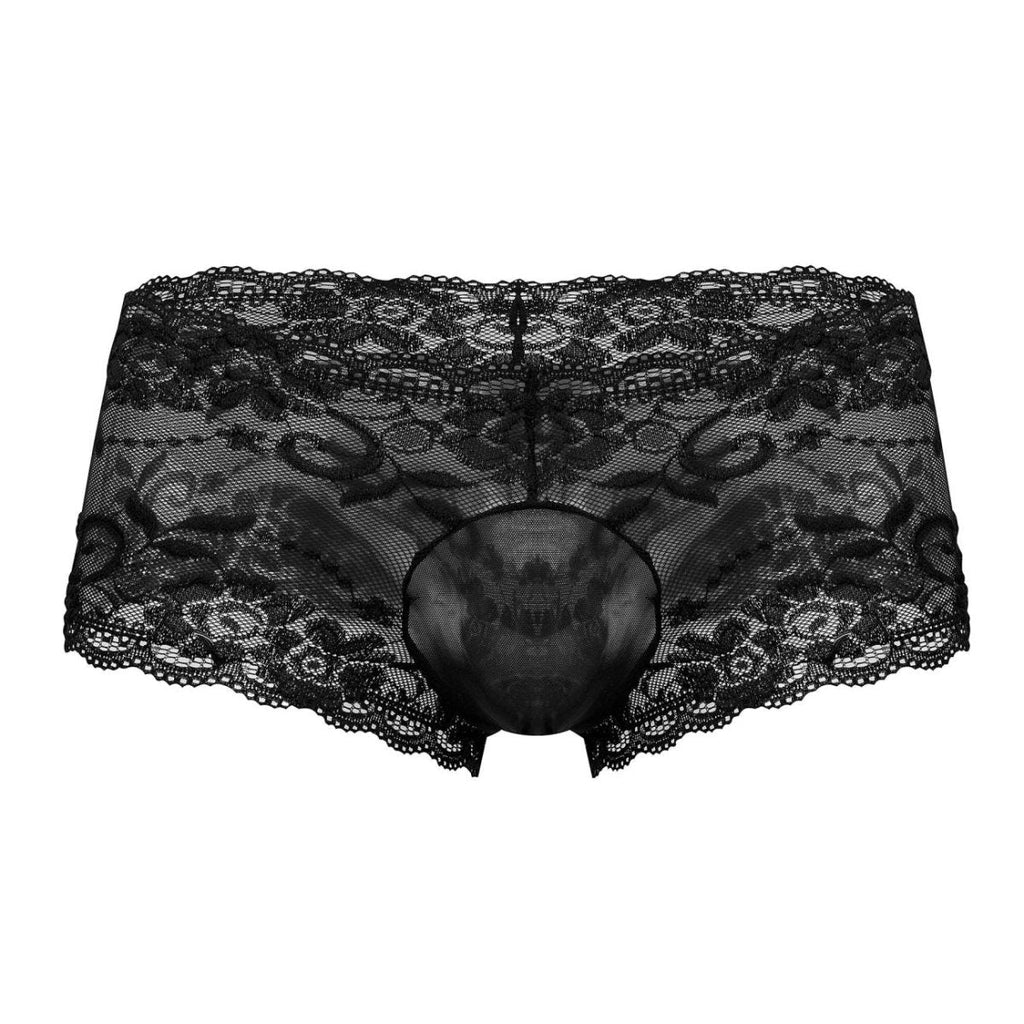Mens Sassy Lace Mini Short Sheer Pouch Male Power 127-280