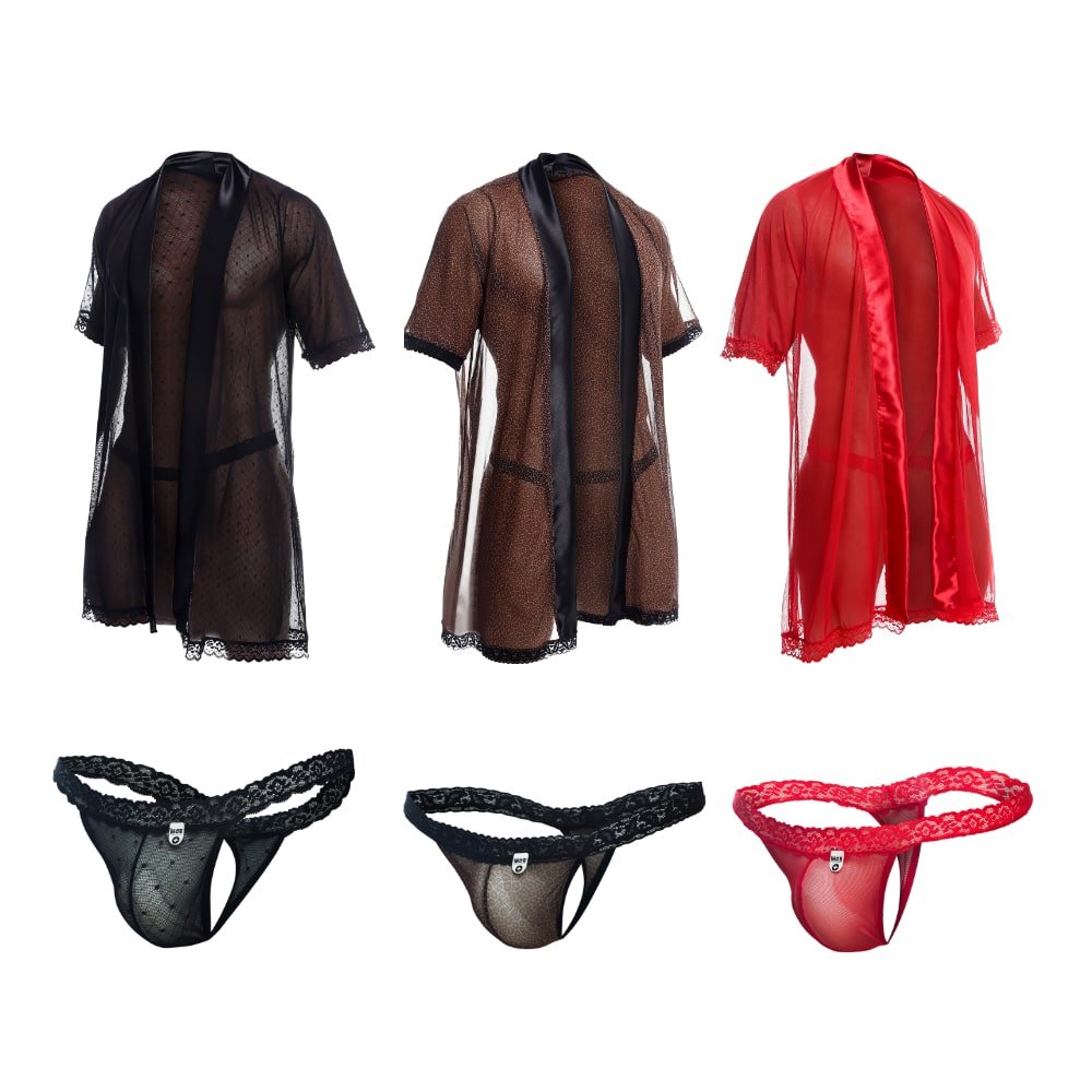 MOB Sultry Robe & Thong set Final Sale-0
