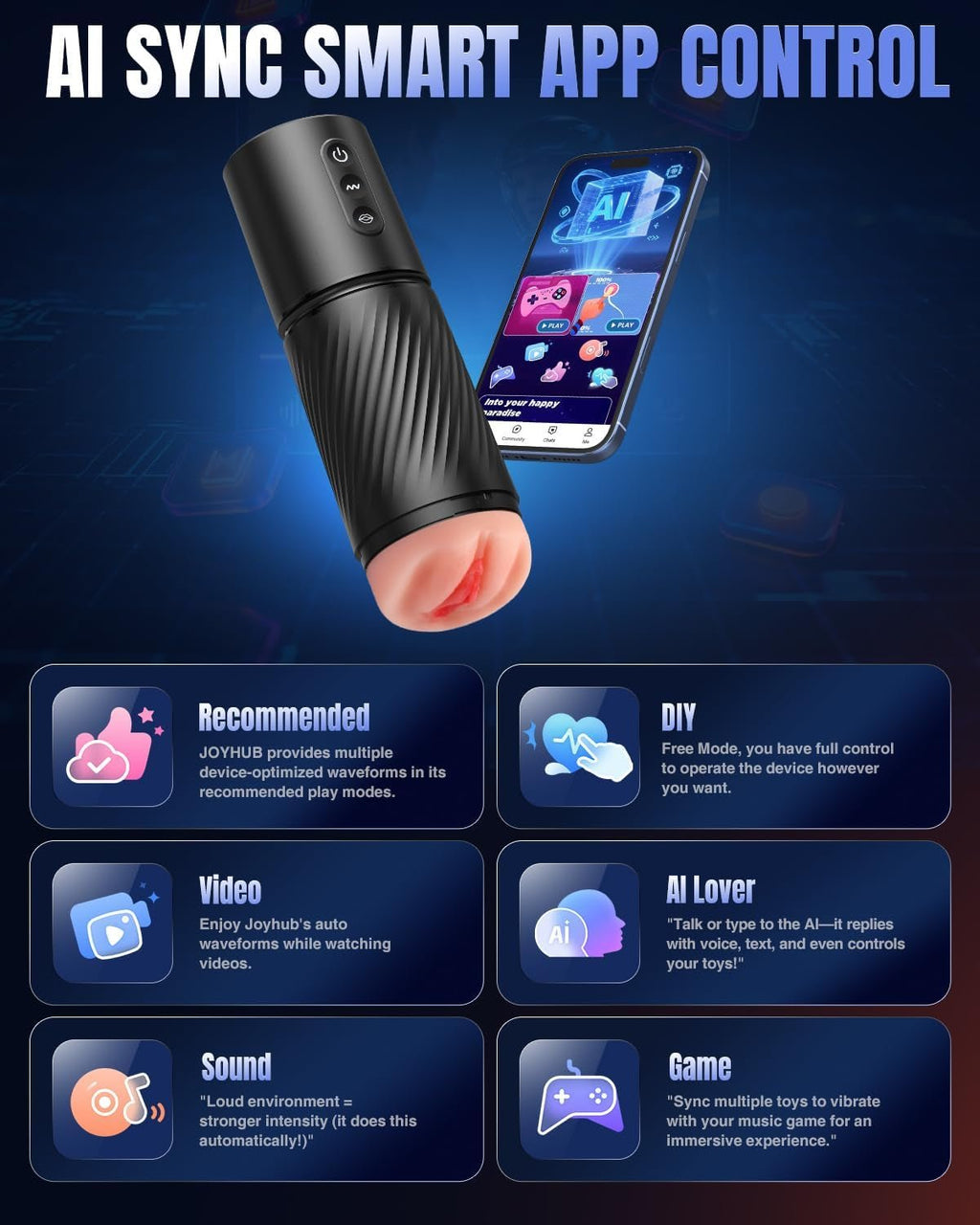 NeuroSync Elite AI Stroker