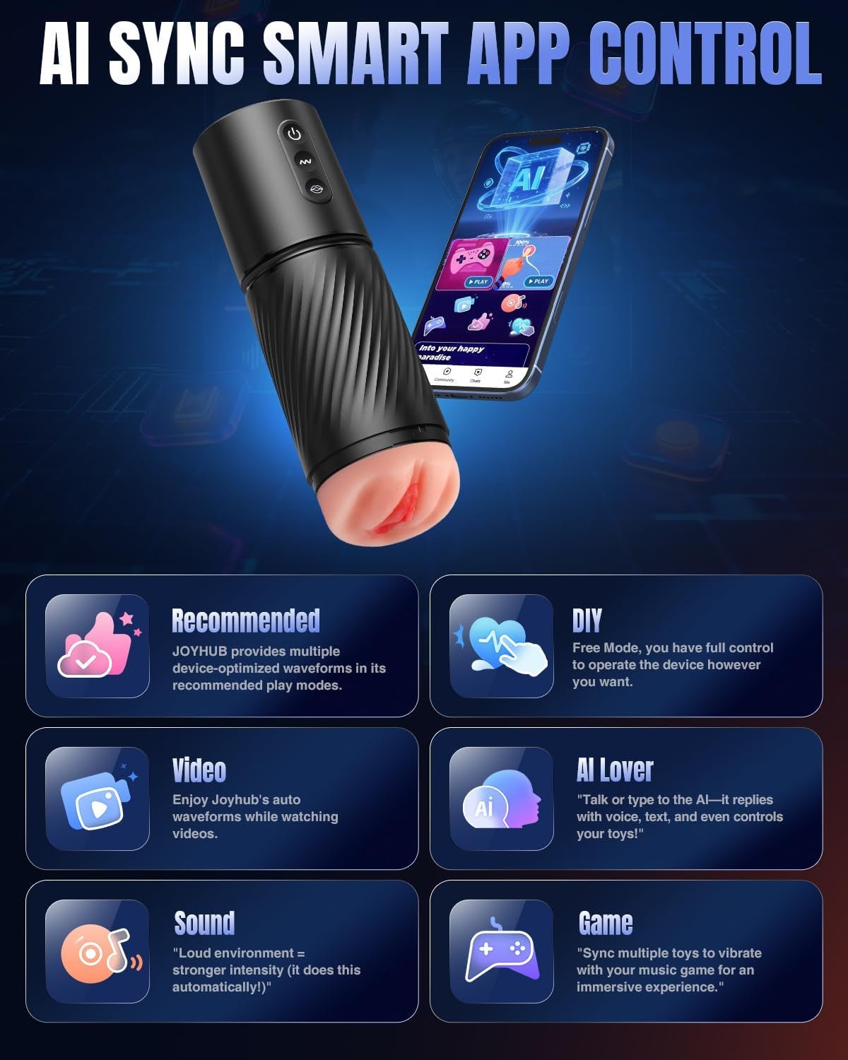 NeuroSync Elite AI Stroker
