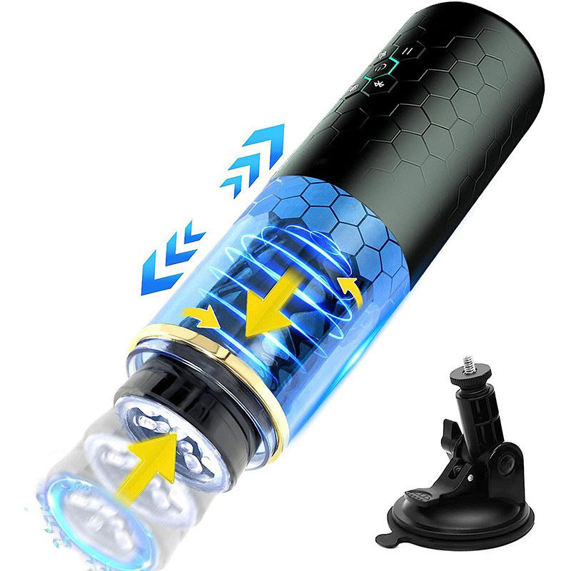 OMYSKY SwardsMan Thrusting & Rotating Male Masturbator – Bluetooth