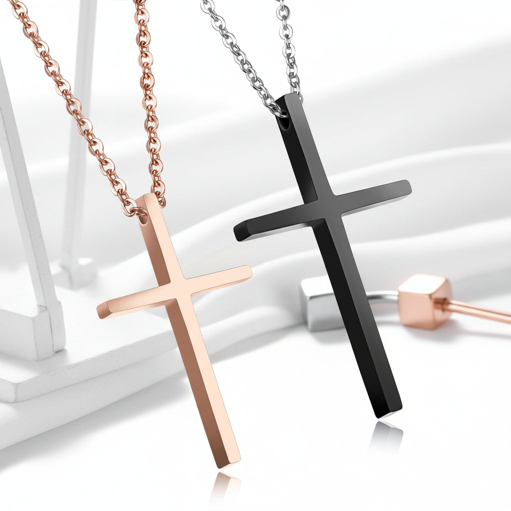 Personalized couple name necklace –Letter Pendant Titanium Steel Chain