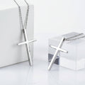 Personalized couple name necklace –Letter Pendant Titanium Steel Chain