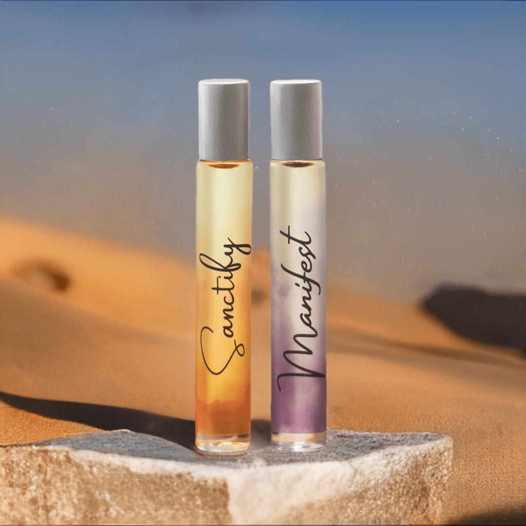 Reiki-Infused Sanctify & Manifest Rollerball Perfume Set