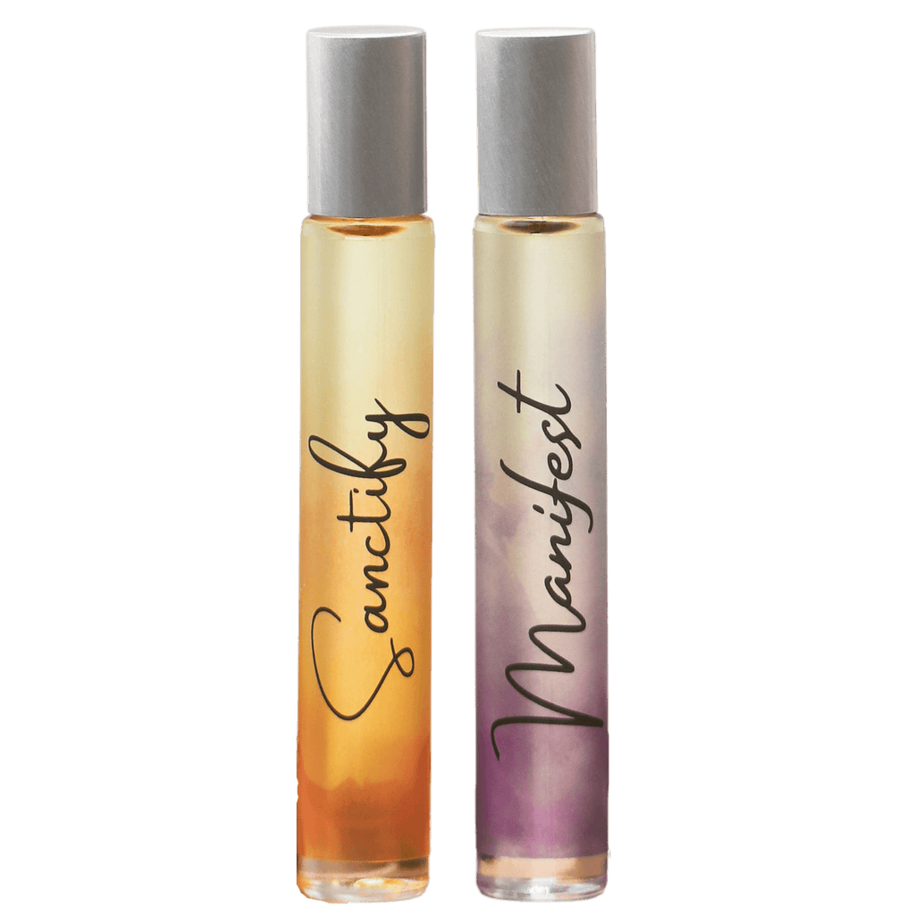 Reiki-Infused Sanctify & Manifest Rollerball Perfume Set