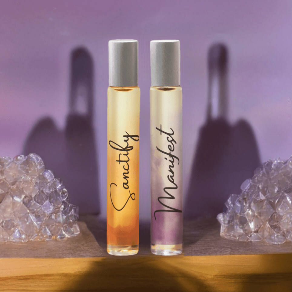 Reiki-Infused Sanctify & Manifest Rollerball Perfume Set
