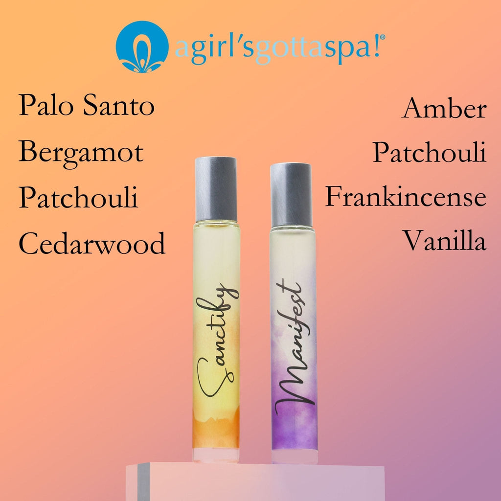 Reiki-Infused Sanctify & Manifest Rollerball Perfume Set