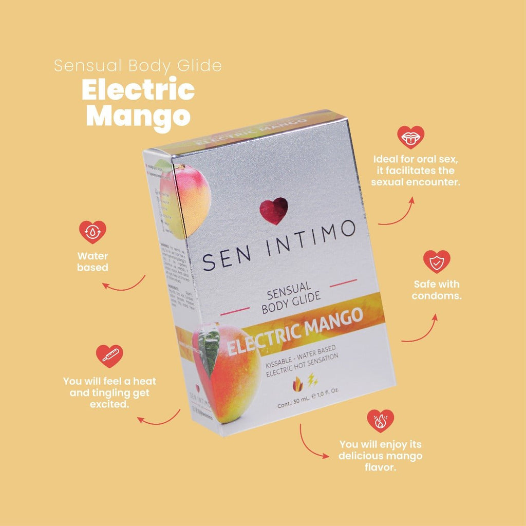 Sensual body glide Electric Mango 30ML